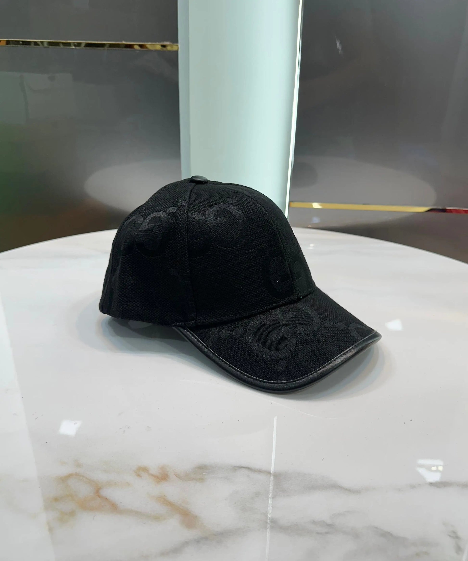 Gucc i Black Monogram 003 Premium Imported Cap