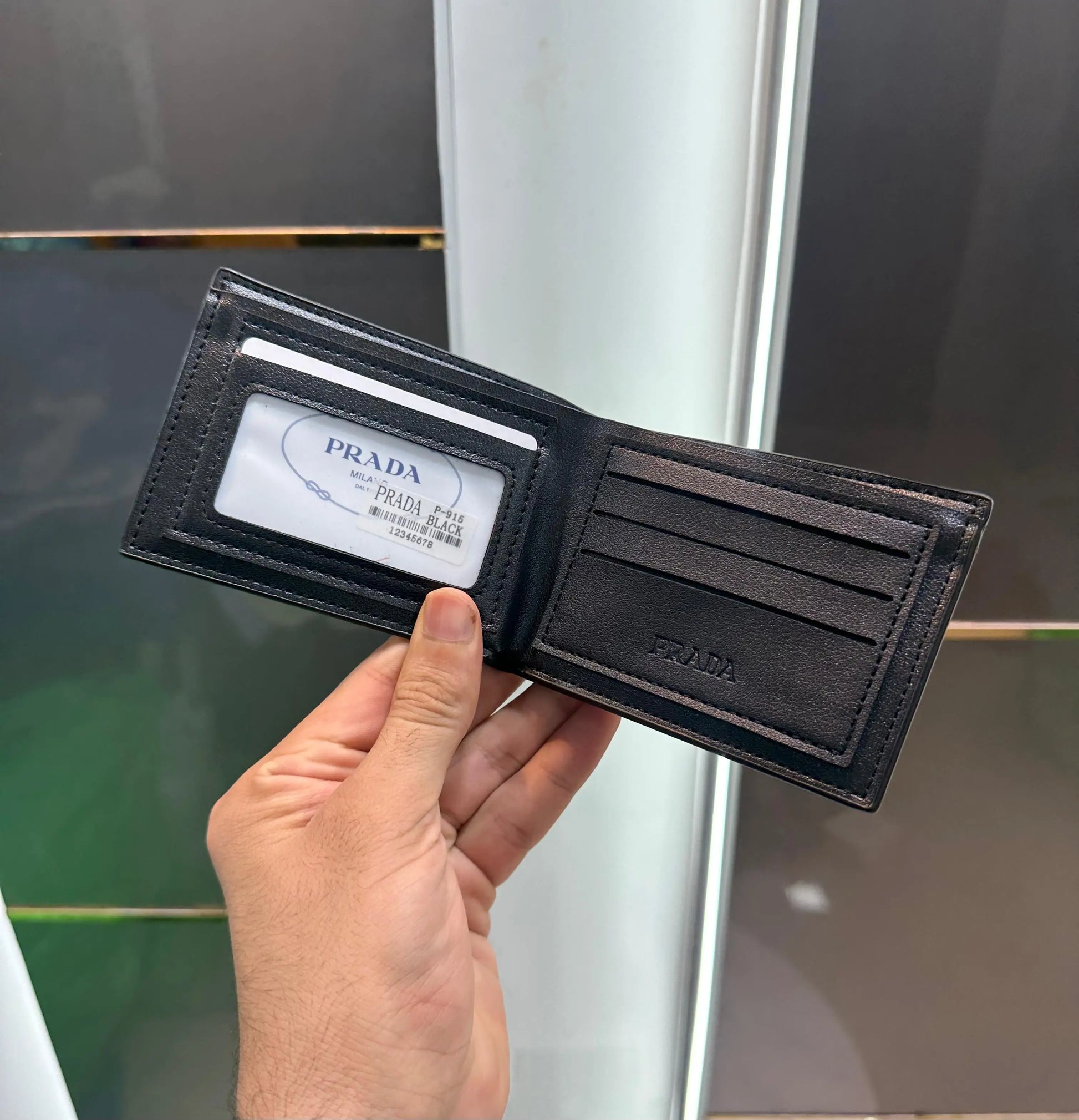 Prad a 001 Black Premium Wallet