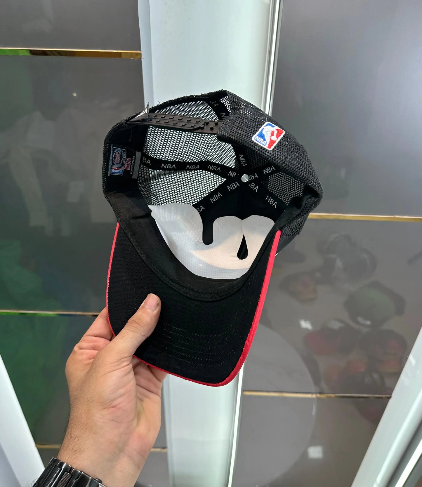 NBA Black Red 003 Premium Imported Cap