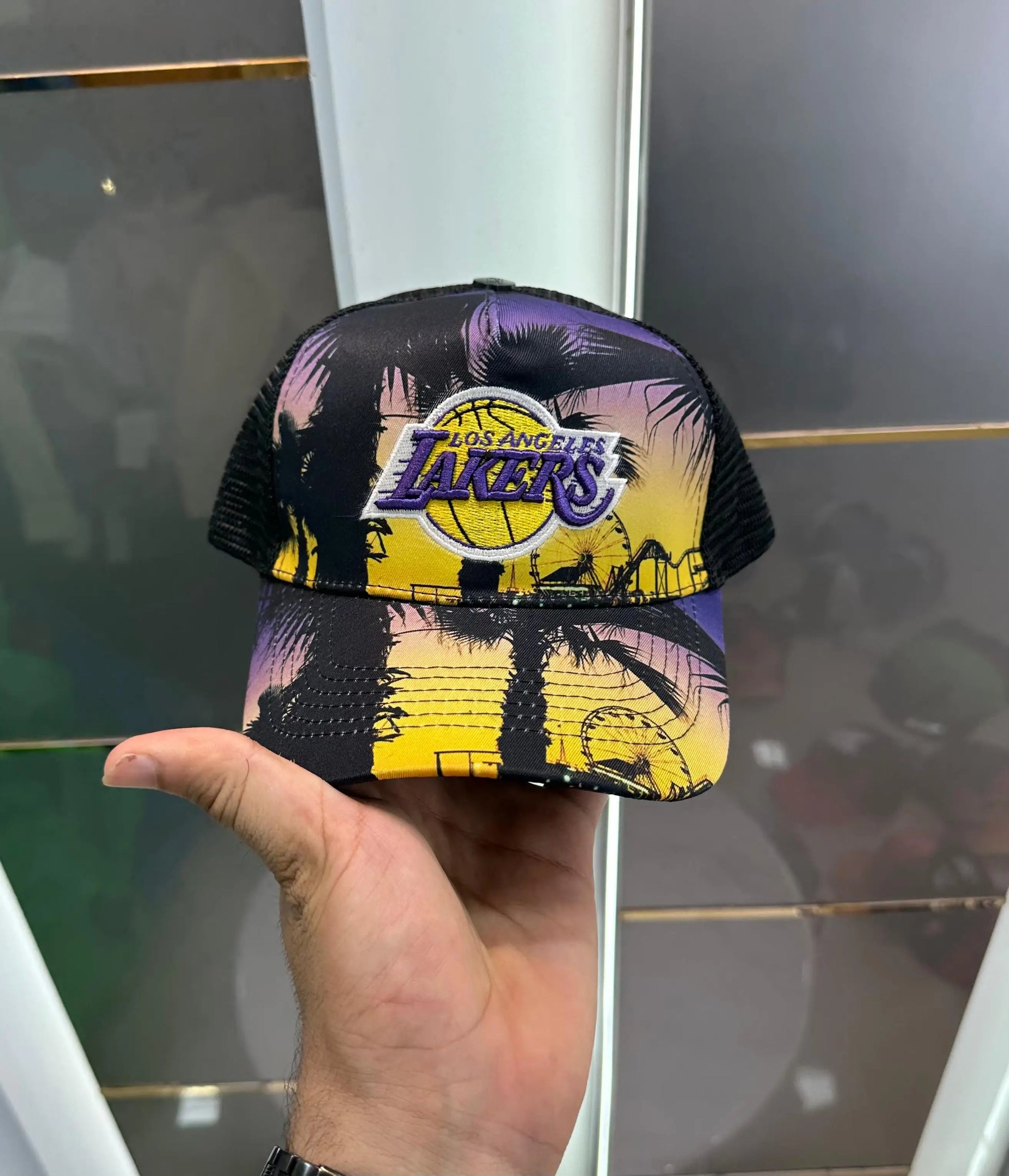 NBA Black Purple 001 Premium Imported Cap