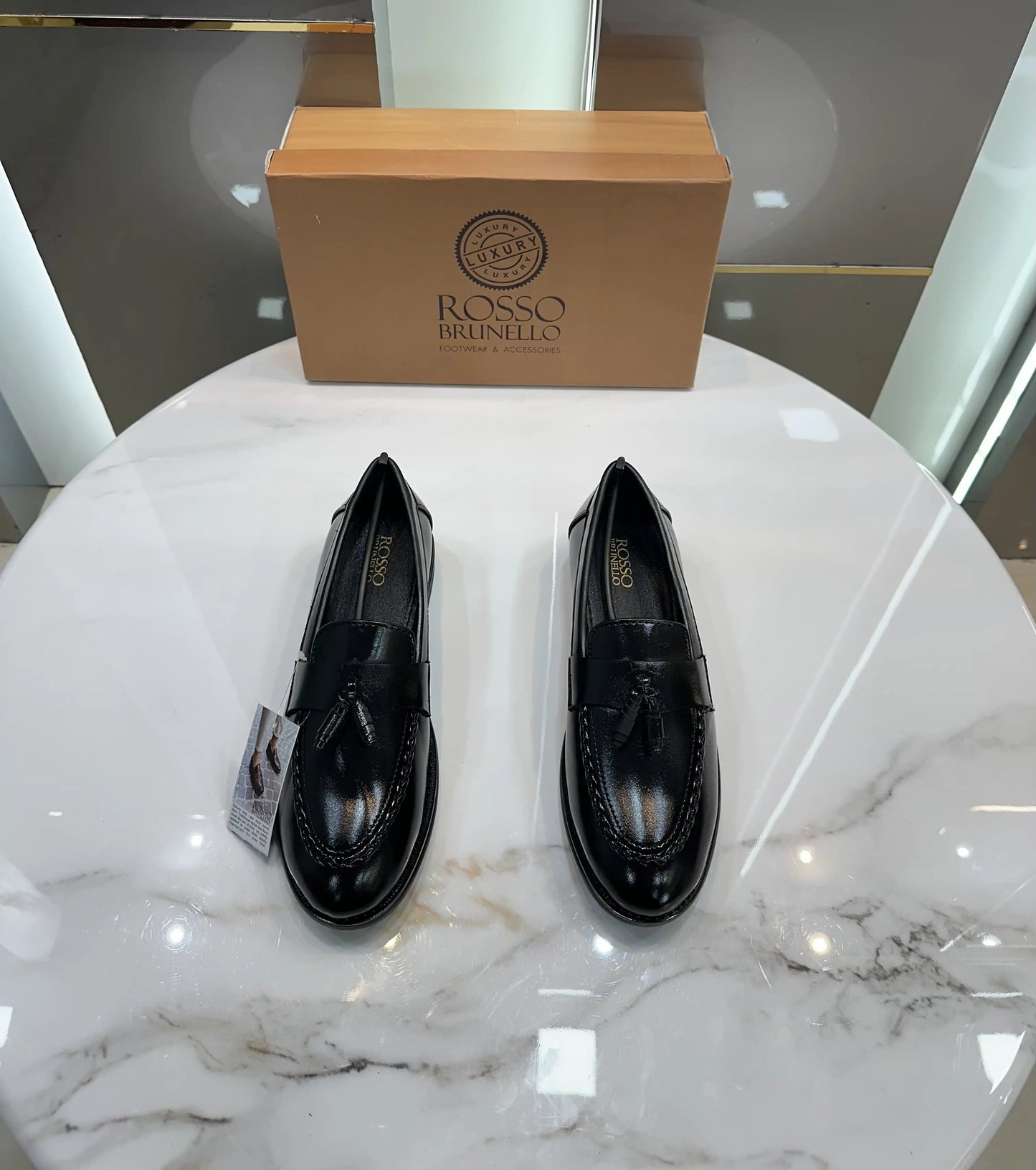 Rosso_Brunello Black Premium Formal Loafer