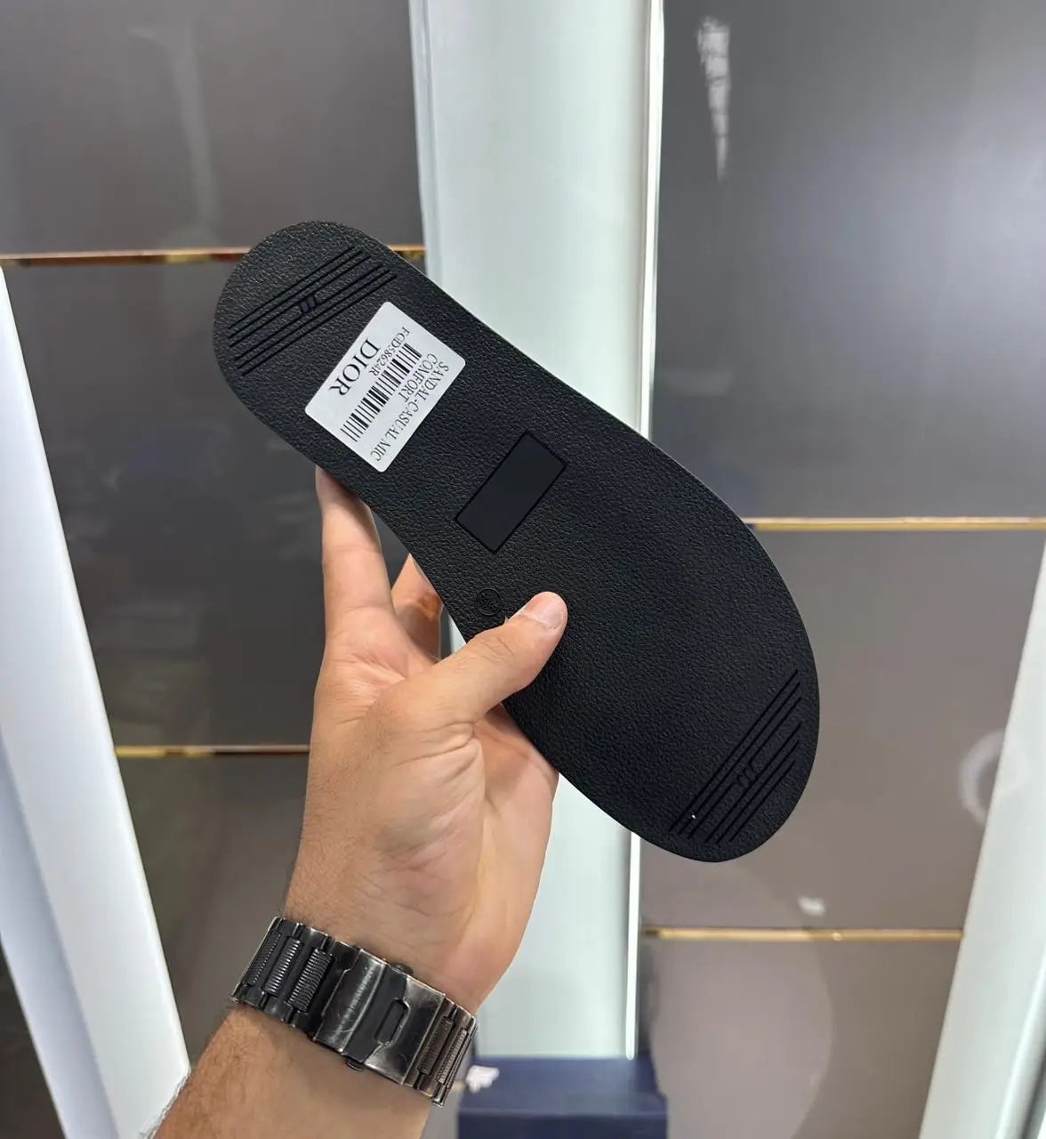 Dior_CD White Premium Slide