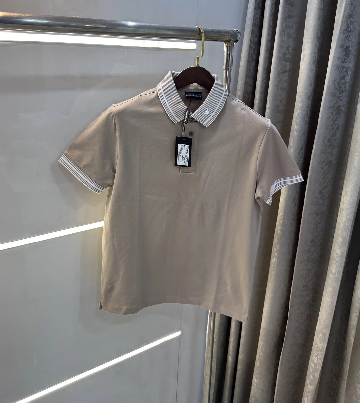 Empori o Arman i Beige Premium Polo T-Shirt