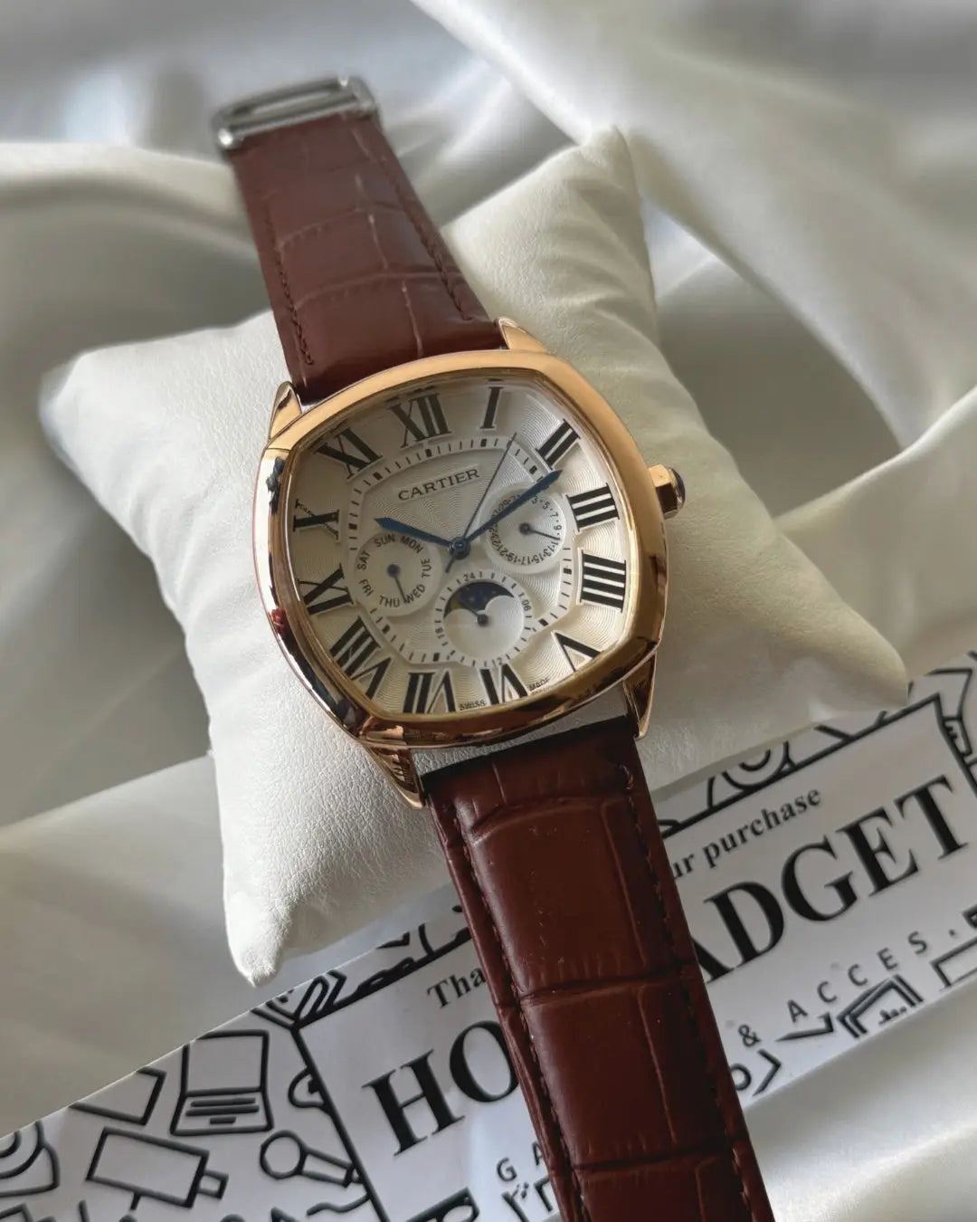cartier rose brown all work