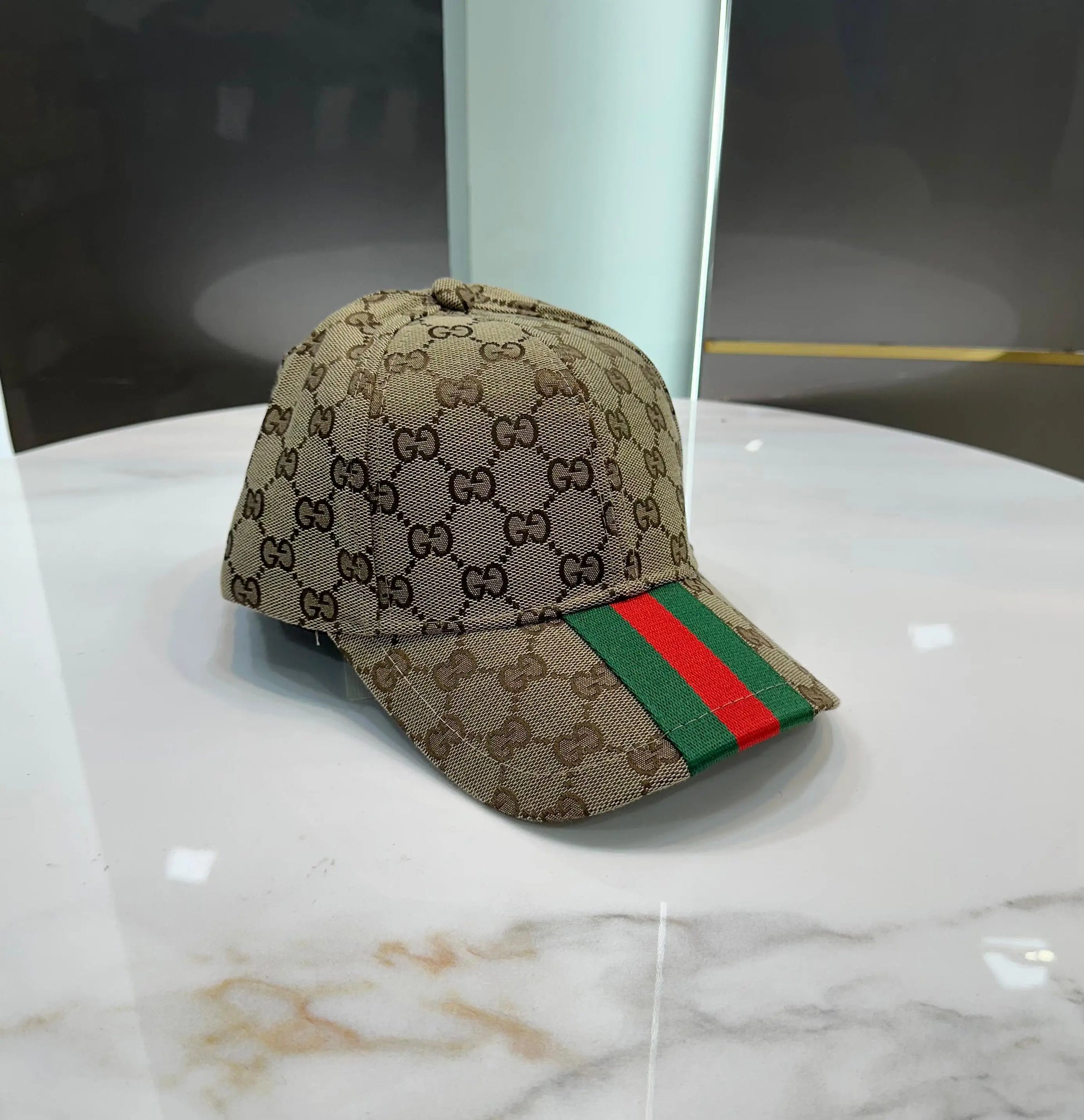 Gucc i Dark Beige 004 Premium Imported Cap