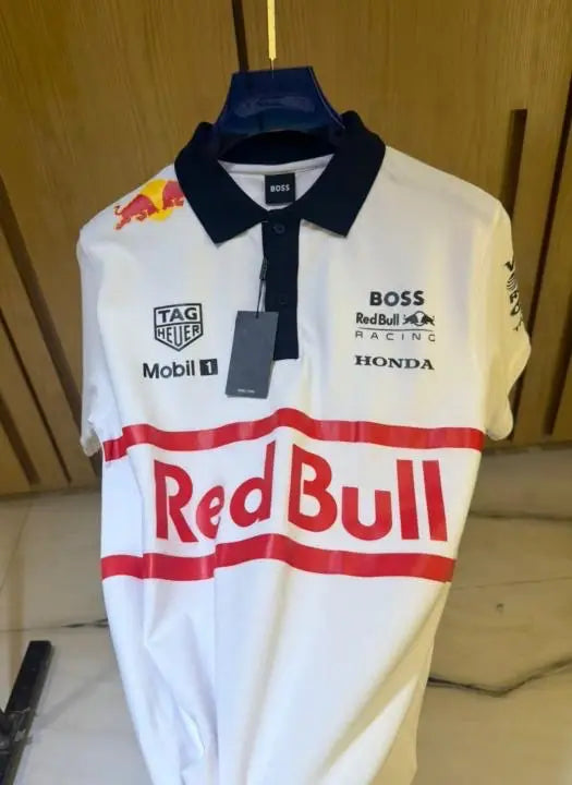 R!ED BULL EDITION BOSS IMPORTED STORE ARTICLE POLO T-SHIRT