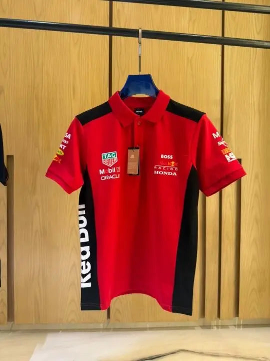 R!ED BULL EDITION BOSS IMPORTED STORE ARTICLE POLO T-SHIRT
