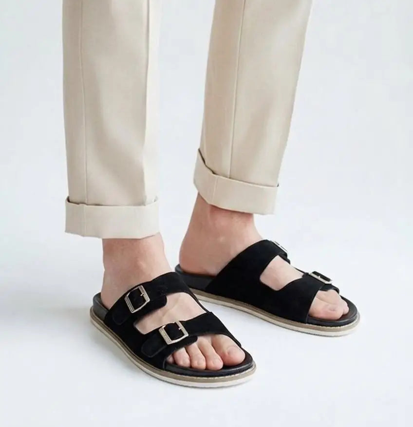 Zara_Black Premium Slide For Men