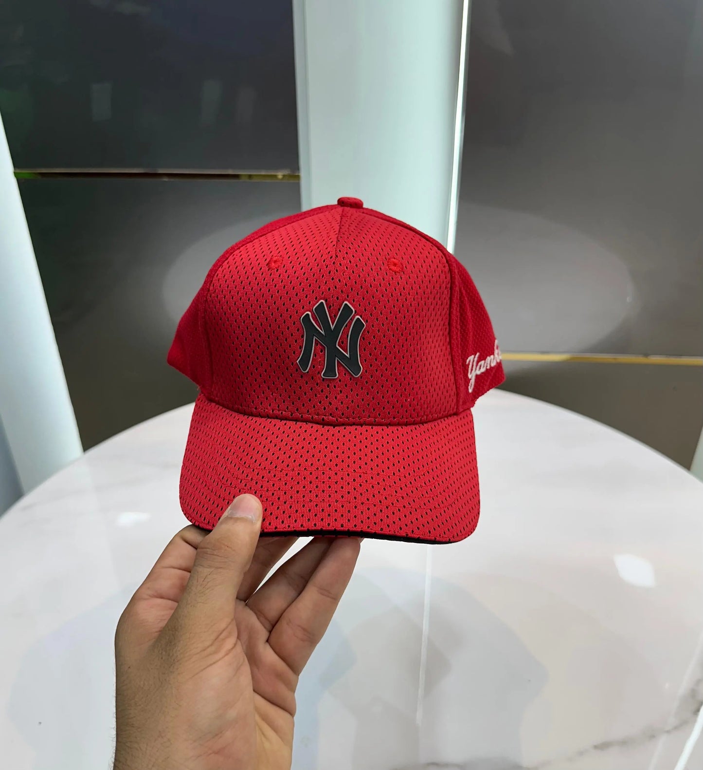 NY Yankees Red Premium Imported Cap