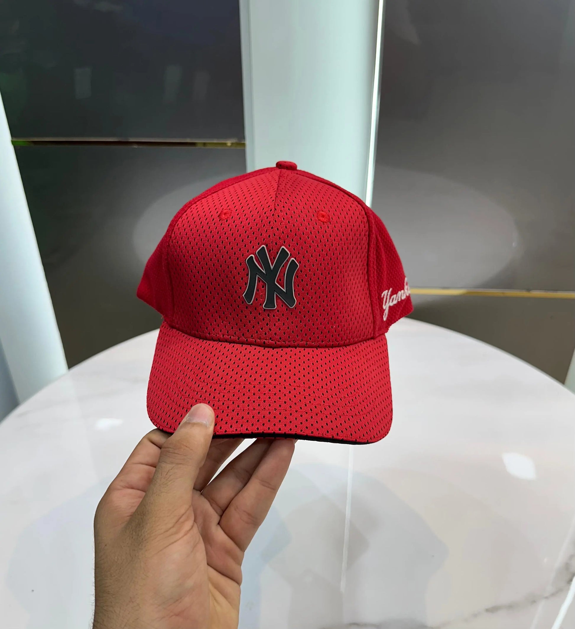NY Yankees Red Premium Imported Cap