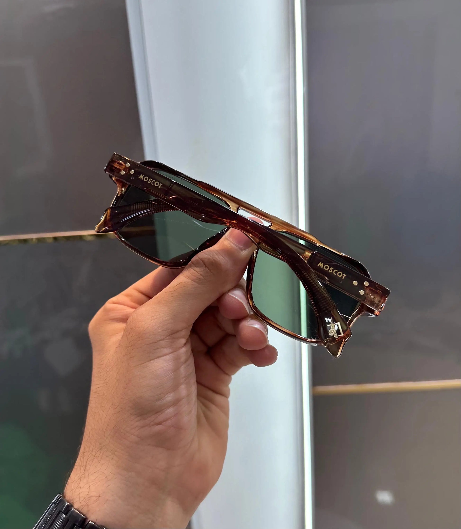 Moscot Orange Green Premium Shades 381