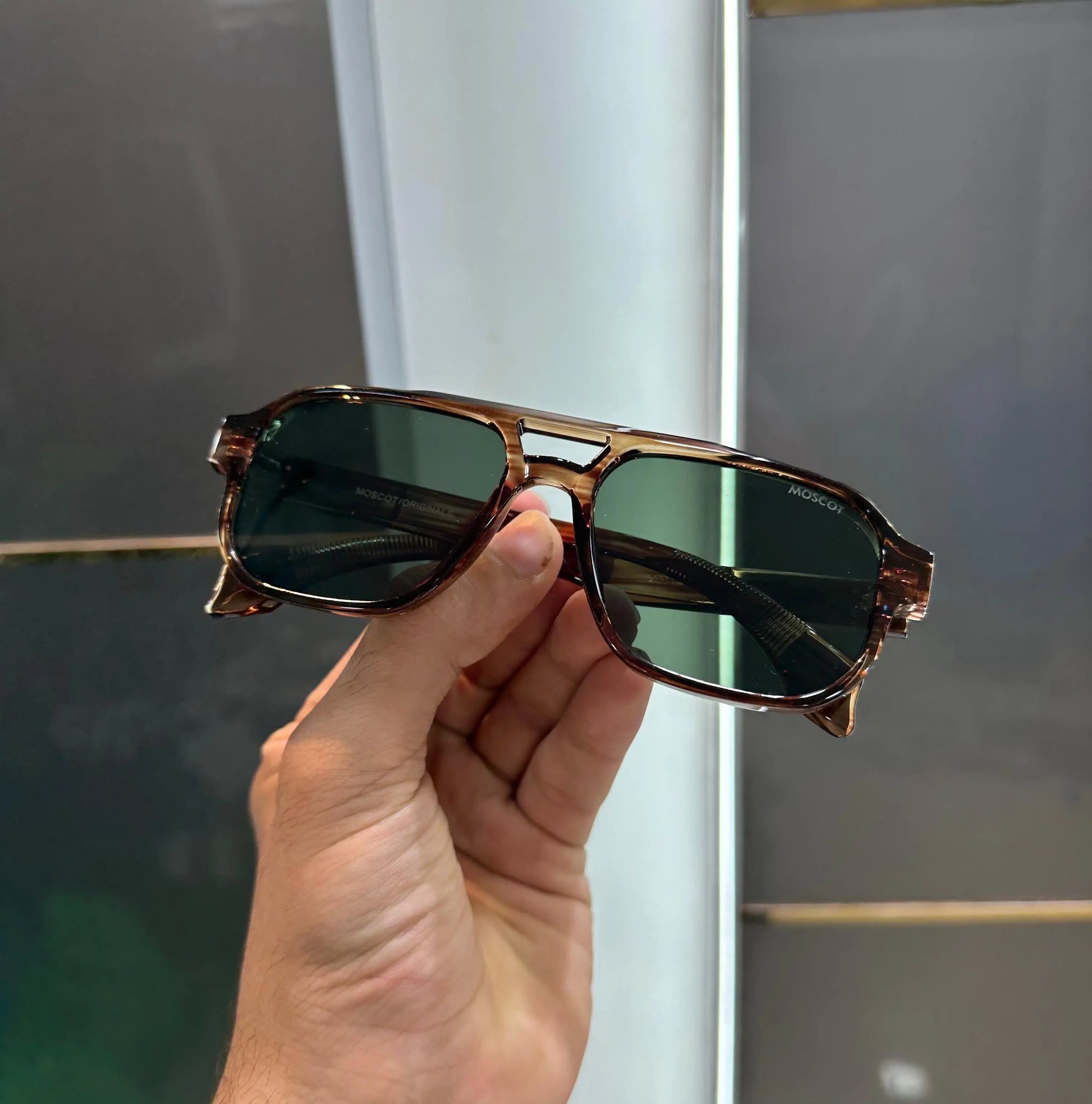 Moscot Orange Green Premium Shades 381