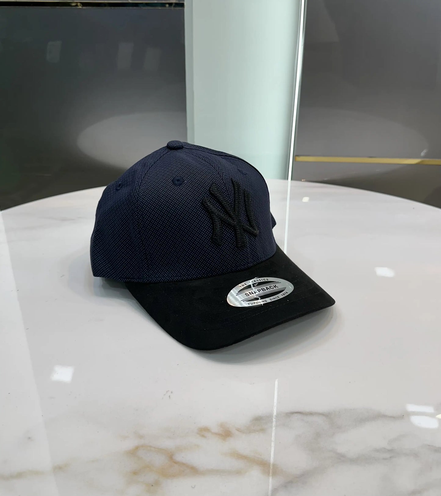 NY Blue Black 002 Premium Imported Cap
