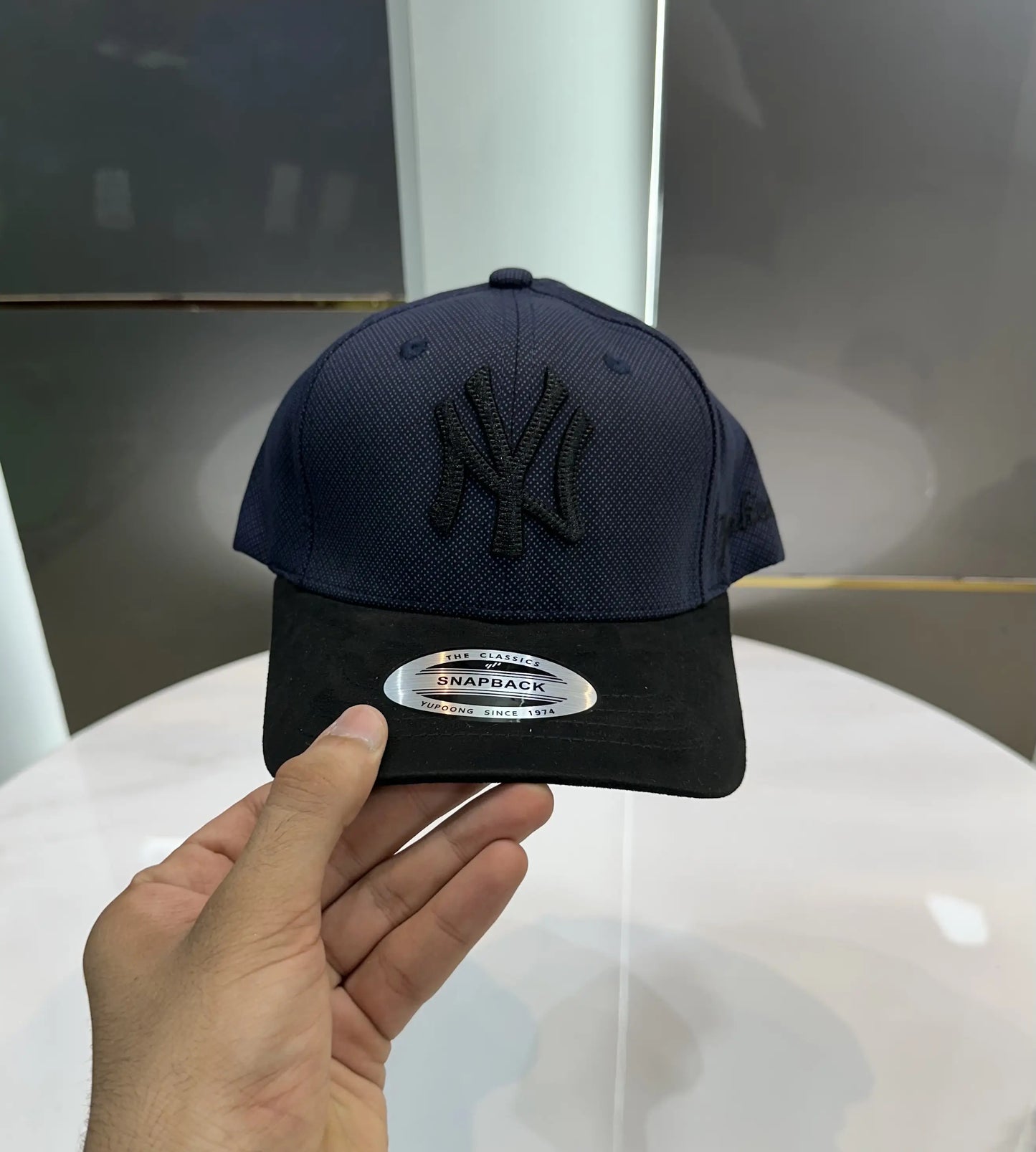 NY Blue Black 002 Premium Imported Cap