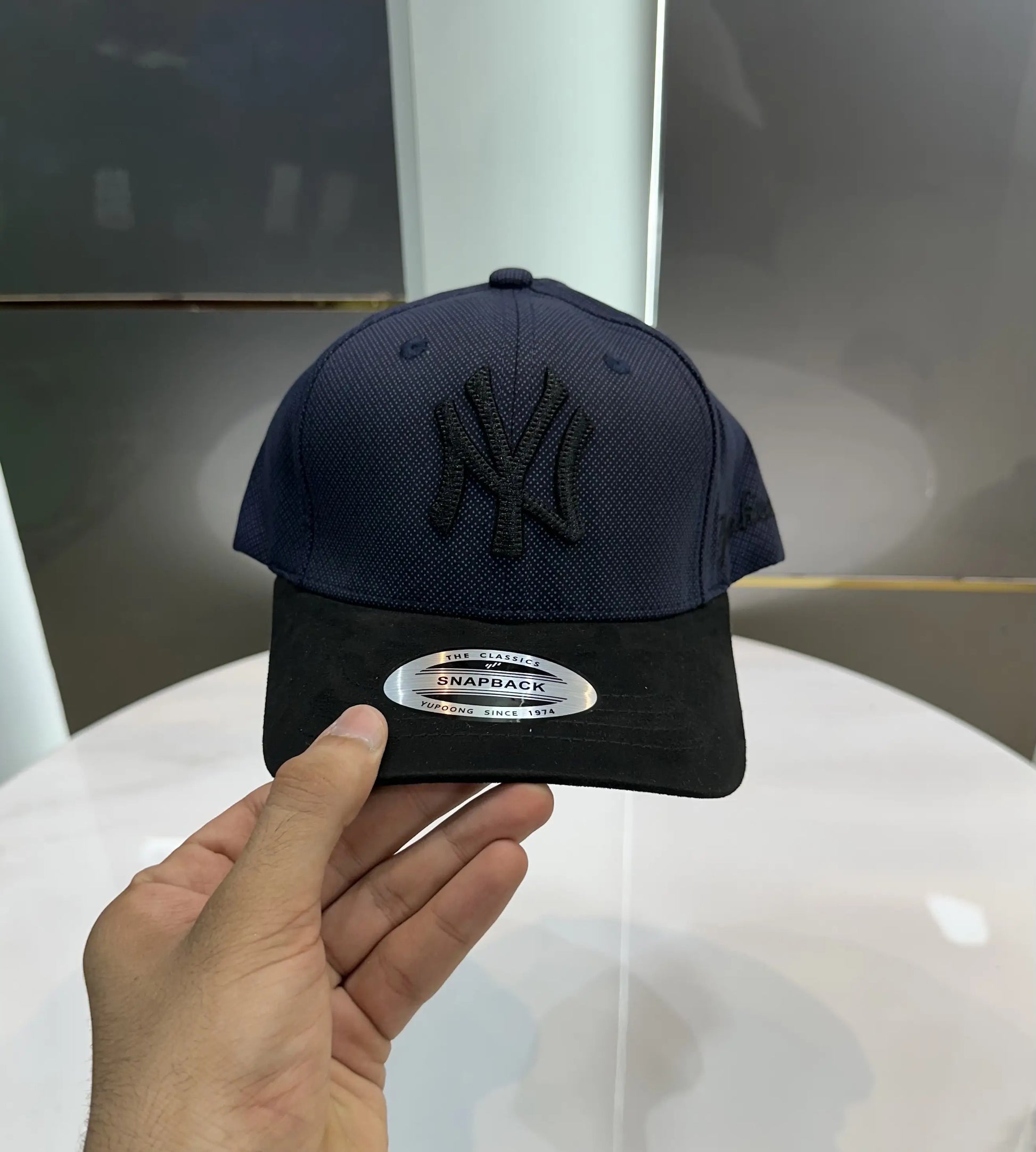 NY Blue Black 002 Premium Imported Cap