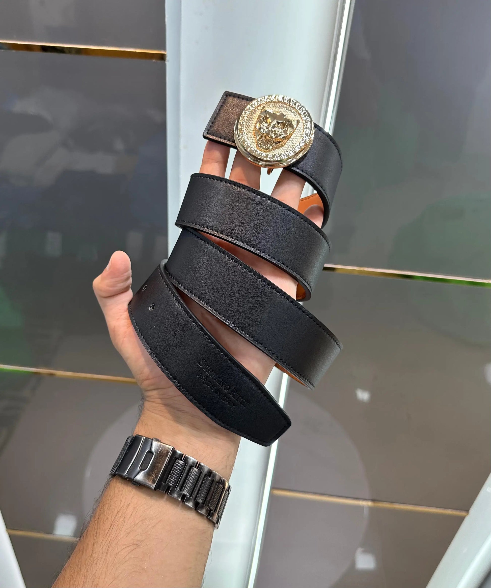Steffano Ricc i Gold Premium Imported Belt