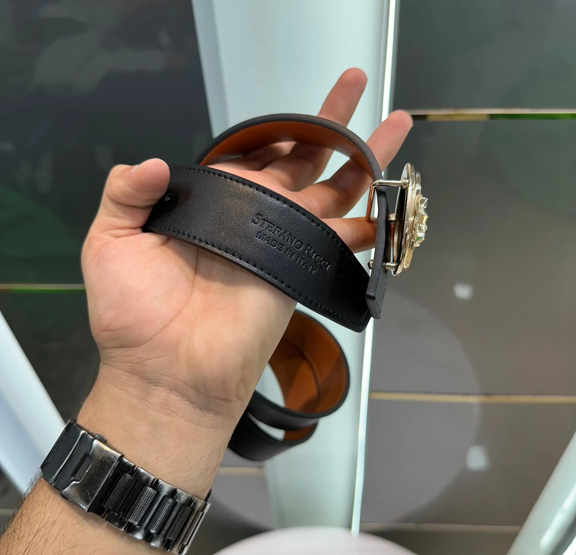 Steffano Ricc i Gold Premium Imported Belt