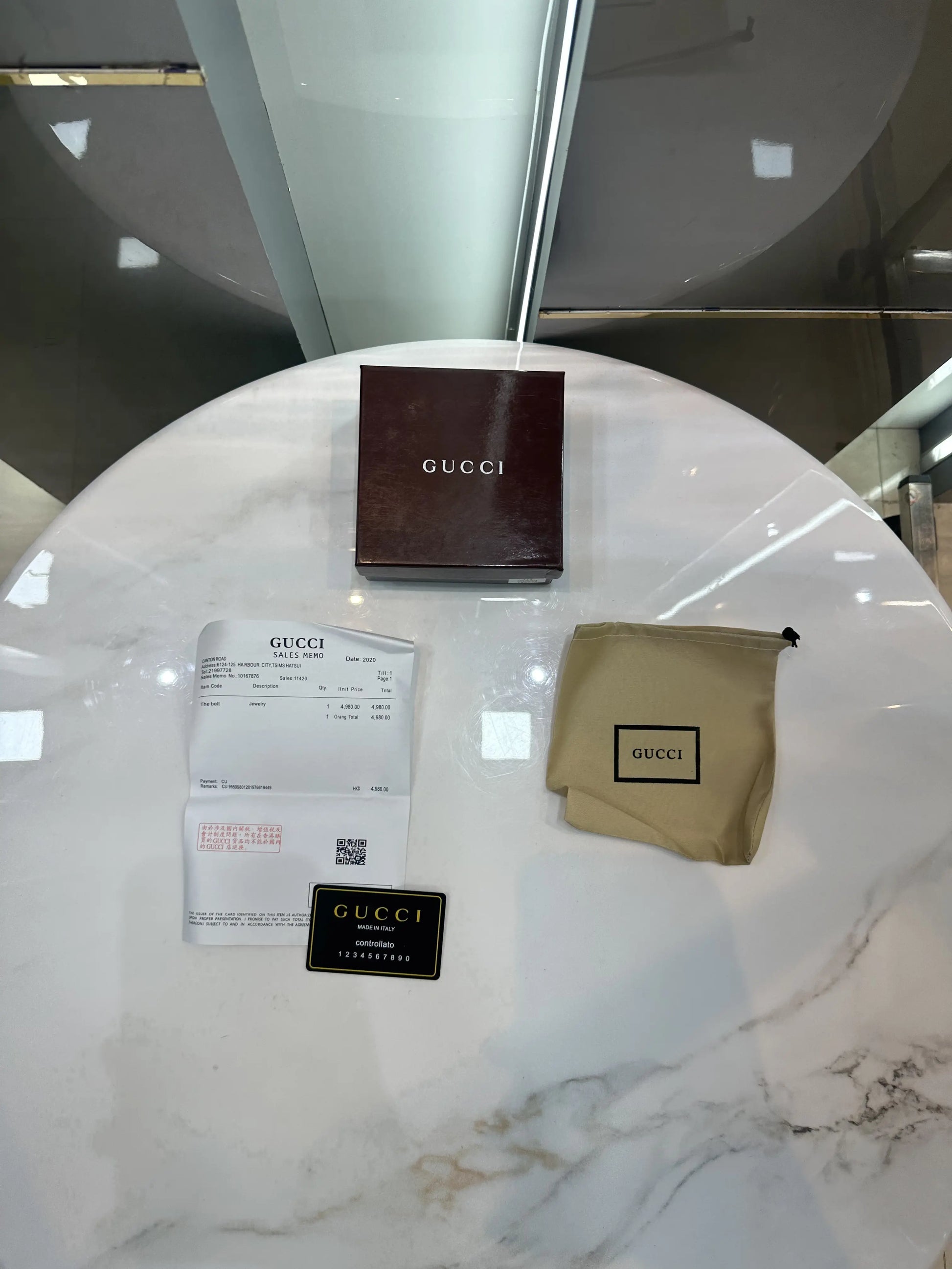 Gucc i Black Gold 222 Premium Imported Belt