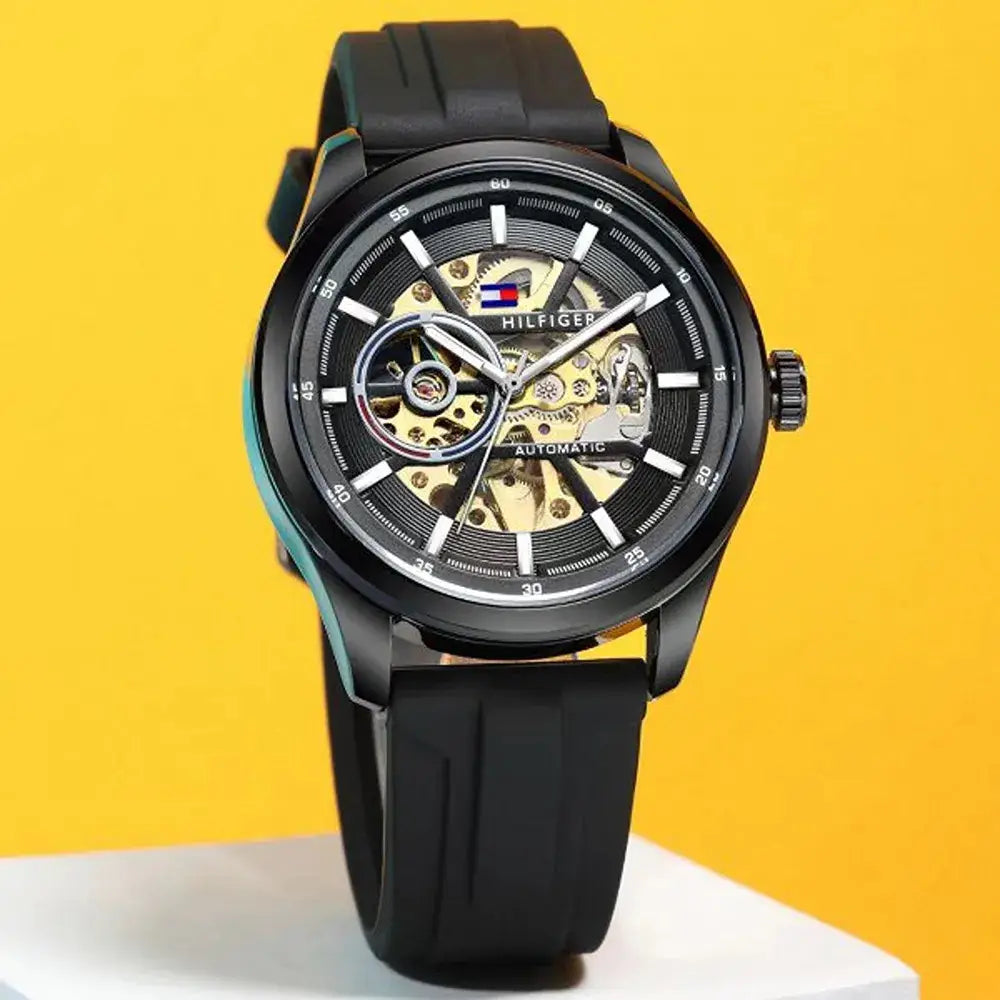 Tommy Hilfiger Automatic silicon belt