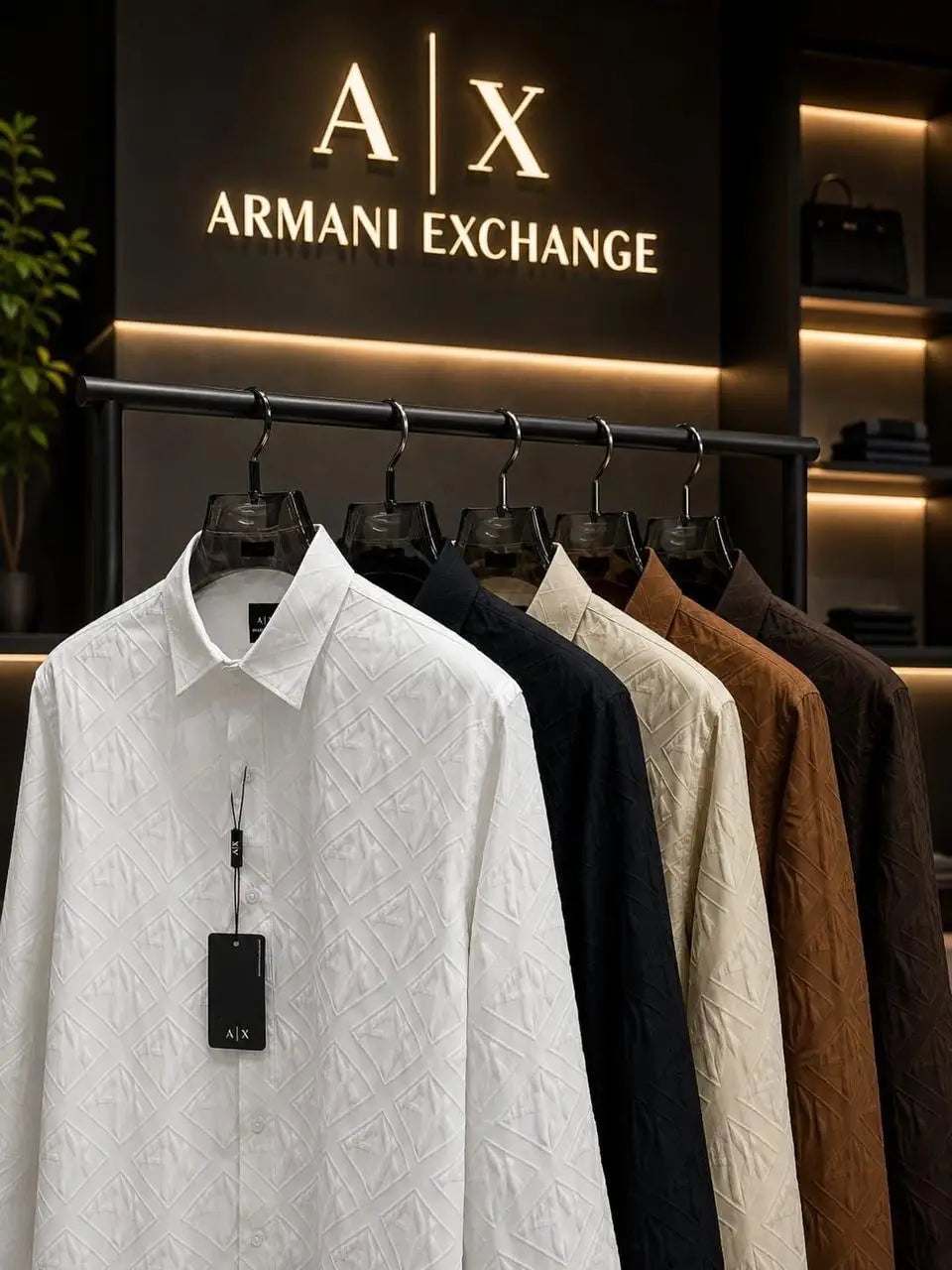 Arman i Exchange Black Luxury Shirt With Premium Box Packing