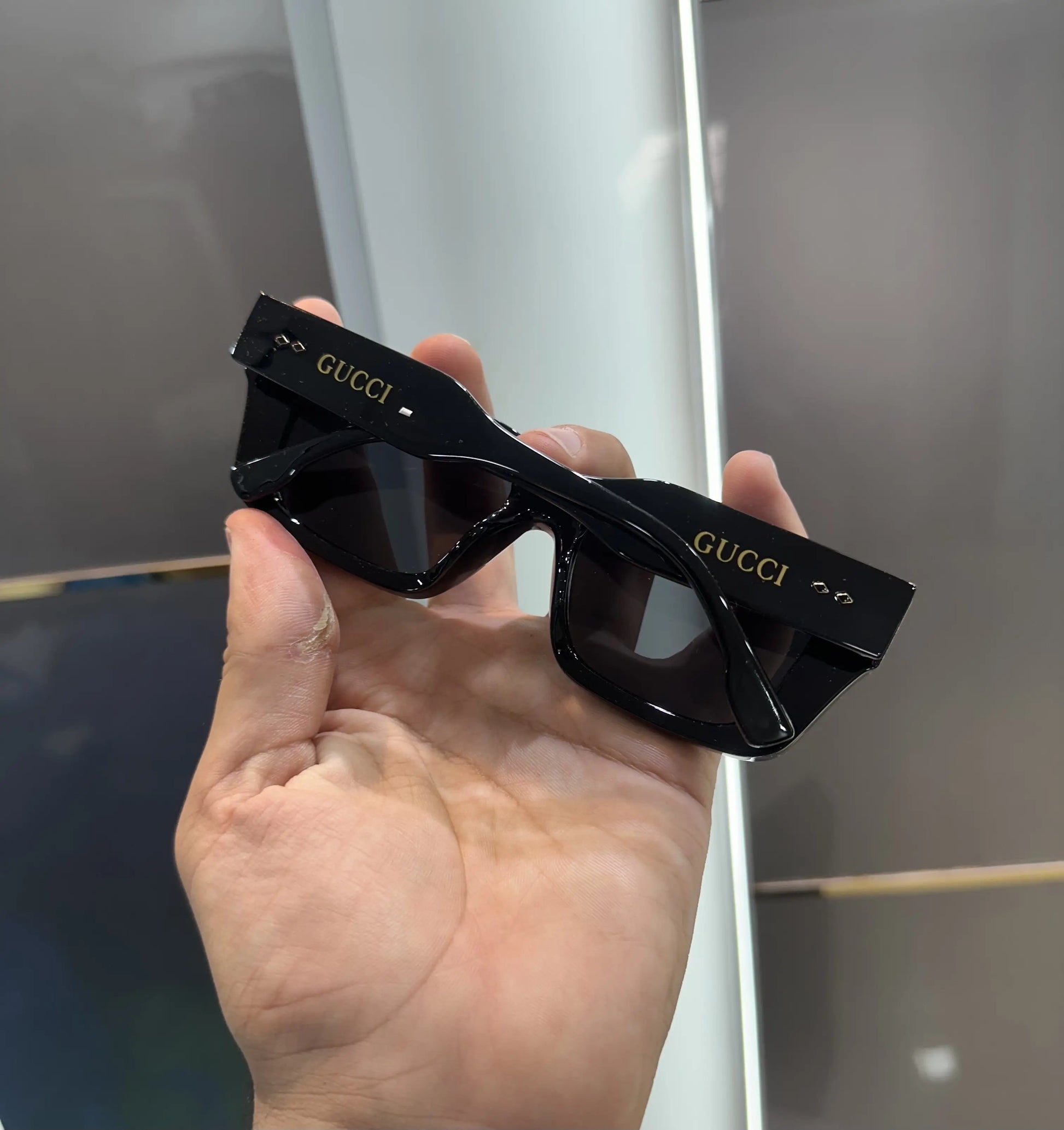 Gucc i All Black Premium Shades 6011